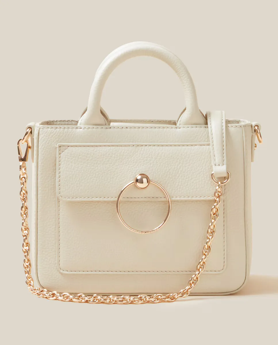 Женская сумка Anouck из зерненой кожи с цепочкой Claudie Pierlot, белый
Женская сумка Anouck из зерненой кожи с цепочкой Claudie Pierlot, белый