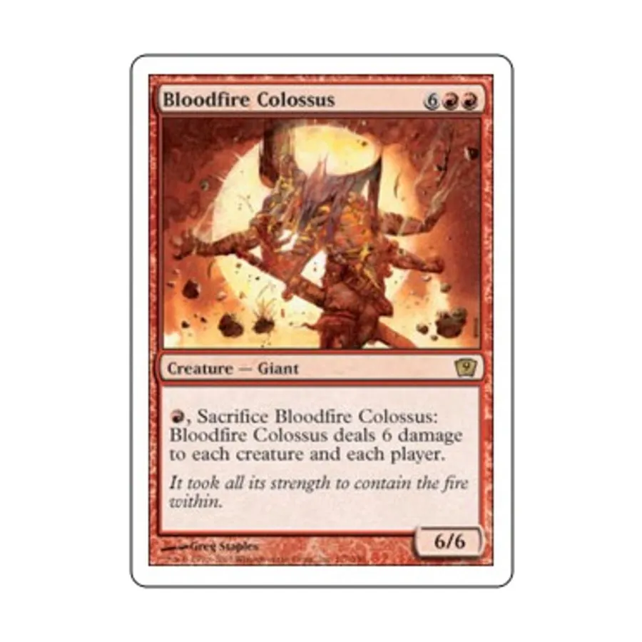 CCG Колосс Кровавого Огня (клавиша R), MTG - 9th Edition
CCG Колосс Кровавого Огня (клавиша R), MTG - 9th Edition