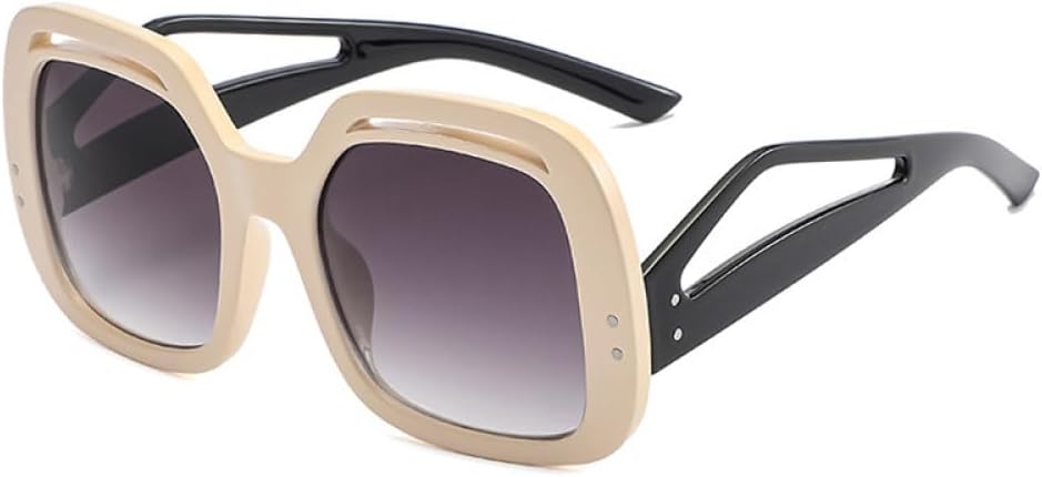 Модные солнцезащитные очки для женщин, стильные, с полыми дужками, панк-стиль, солнцезащитные очки для мужчин, большая оправа, винтажные очки, защита от ультрафиолета UV400 generic, Beige-gray
Модные солнцезащитные очки для женщин, стильные, с полыми дужками, панк-стиль, солнцезащитные очки для мужчин, большая оправа, винтажные очки, защита от ультрафиолета UV400 generic, Beige-gray