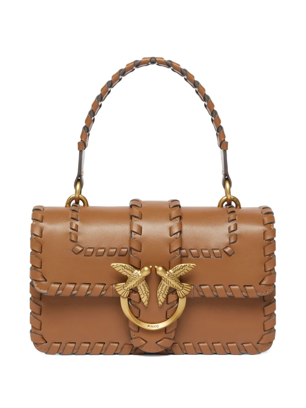 Сумка через плечо с откидным клапаном Pinko, коричневый
Сумка через плечо с откидным клапаном Pinko, коричневый