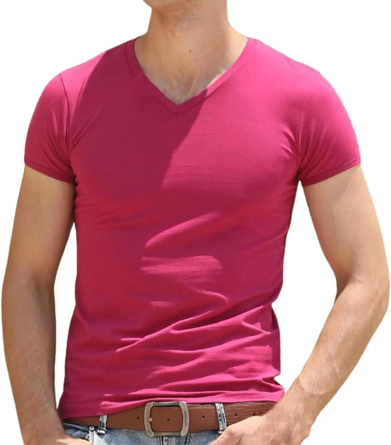 Футболка V-образным вырезом для мужчин, легкая, для спорта
Футболка V-образным вырезом для мужчин, легкая, для спорта