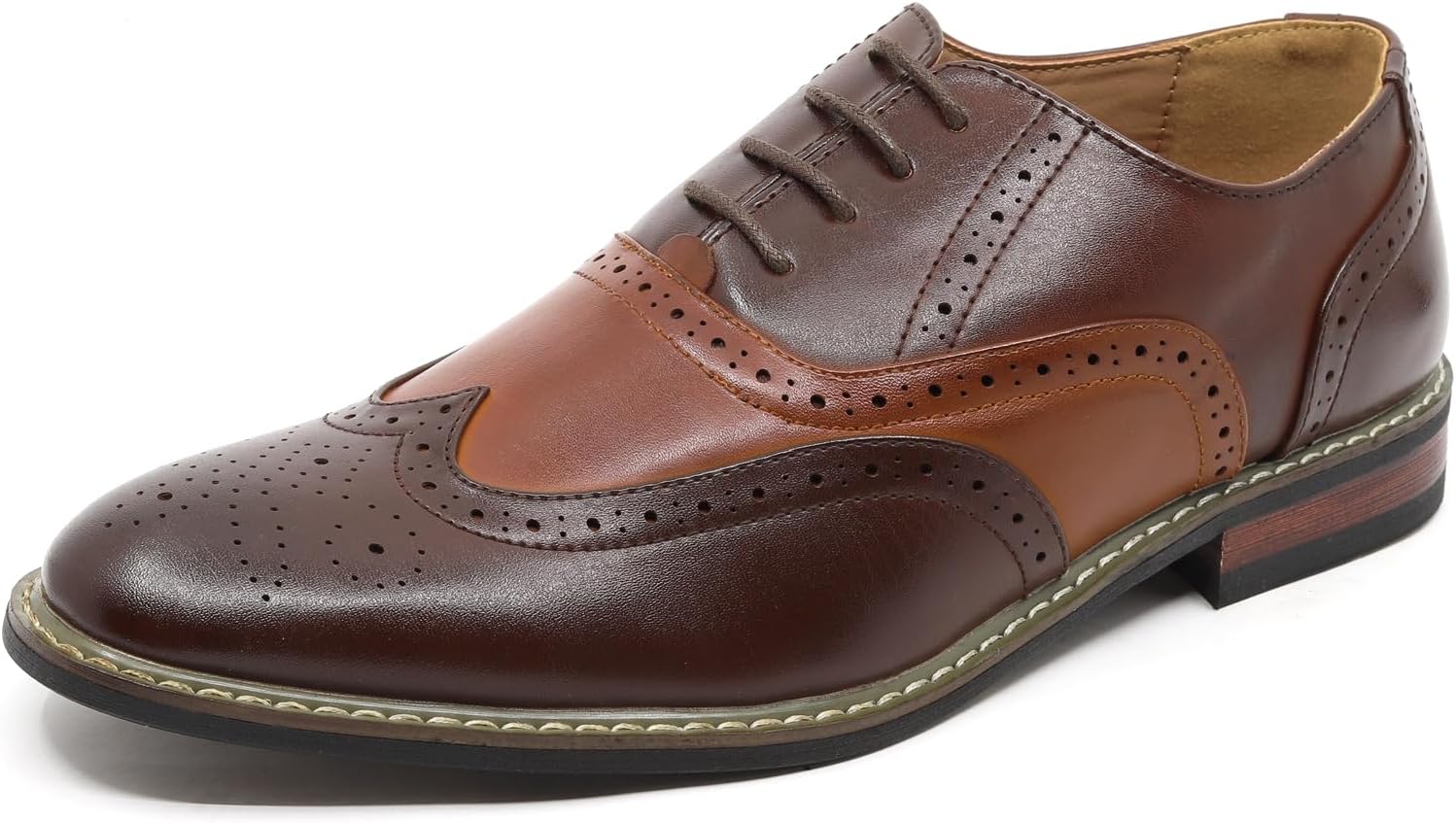 Мужские двухцветные оксфорды ALEX-08 с крыльями и перфорацией, шнуровка Metrocharm, коричневый
Мужские двухцветные оксфорды ALEX-08 с крыльями и перфорацией, шнуровка Metrocharm, коричневый
