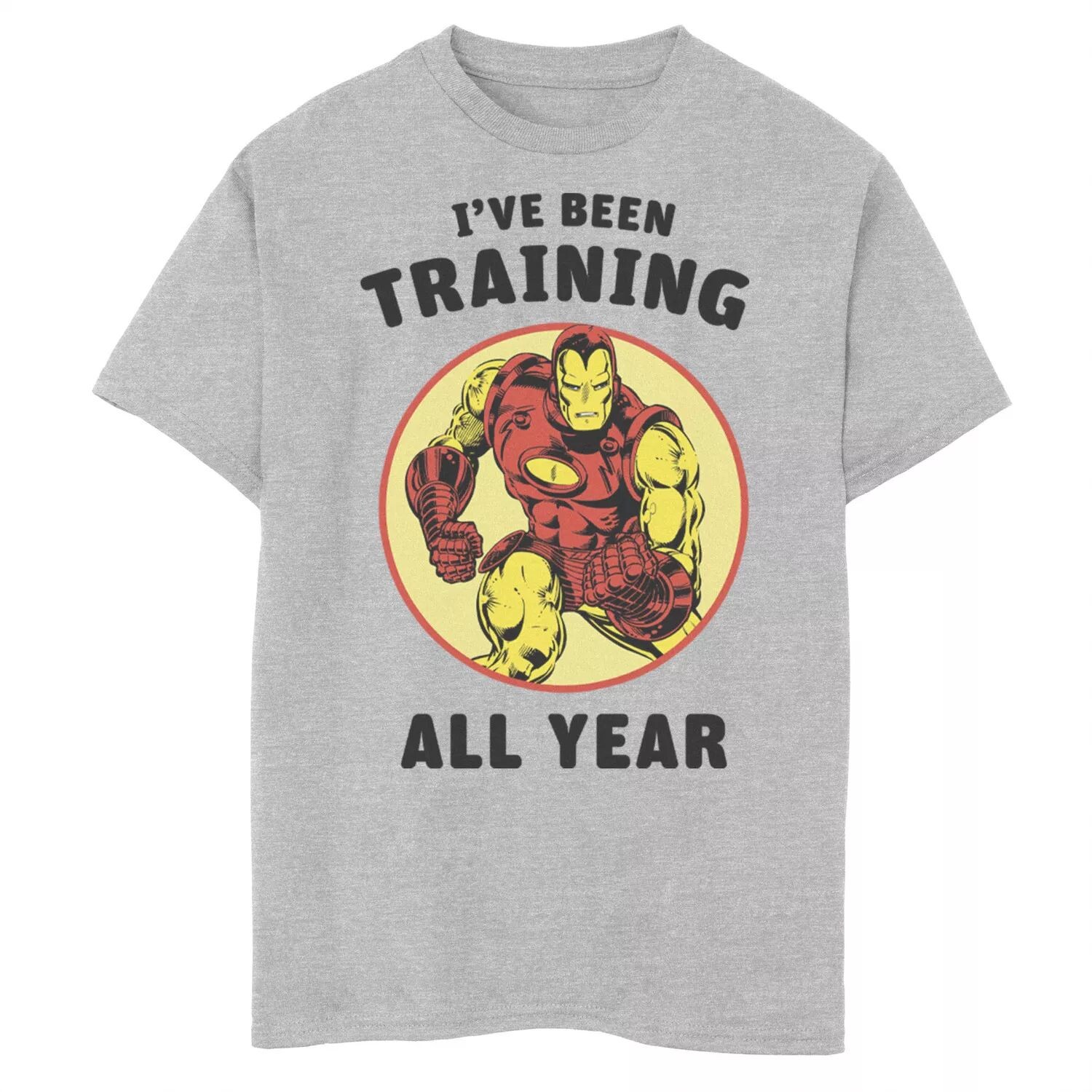 Футболка с графическим рисунком для мальчиков 8–20 лет Marvel Iron Man Year Training Marvel
Футболка с графическим рисунком для мальчиков 8–20 лет Marvel Iron Man Year Training Marvel
