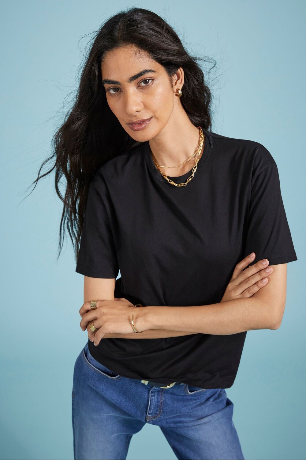 Bronte Regenerative Cotton футболка Baukjen, черный 
Bronte Regenerative Cotton футболка Baukjen, черный