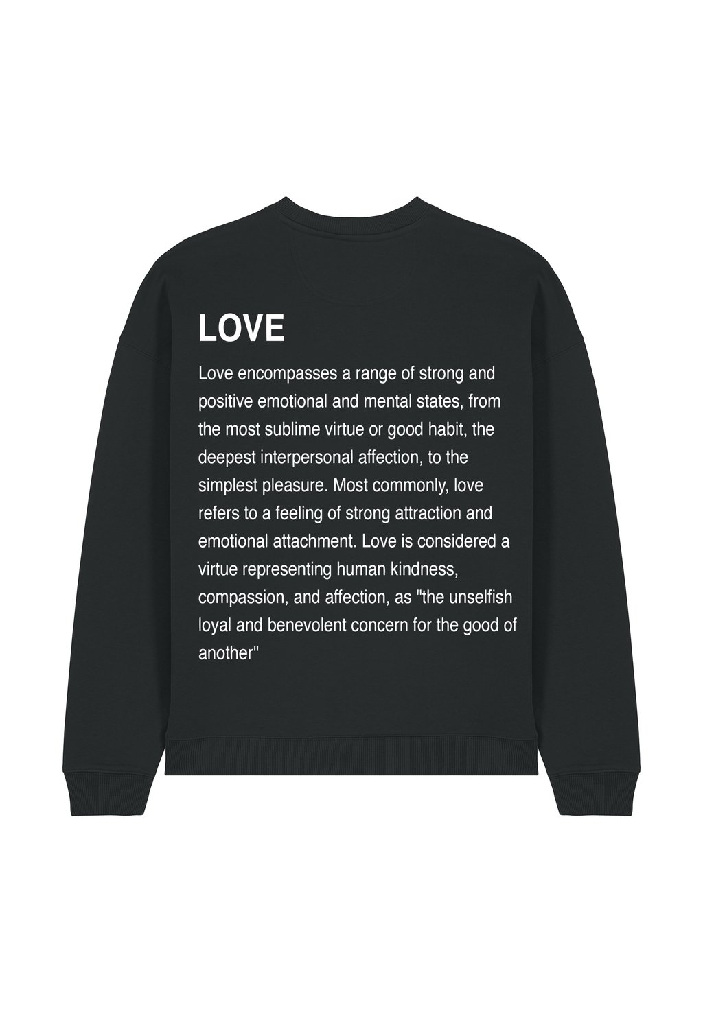 Толстовка LOVE DEFINITION UNISEX Mira Paris, металлик черный
Толстовка LOVE DEFINITION UNISEX Mira Paris, металлик черный