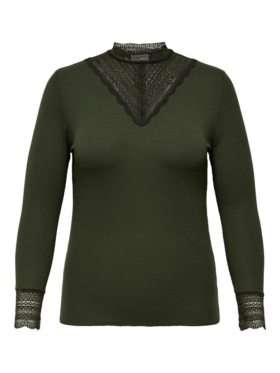 Лонгслив ONLY Carmakoma Shirt, темно-зеленый
Лонгслив ONLY Carmakoma Shirt, темно-зеленый