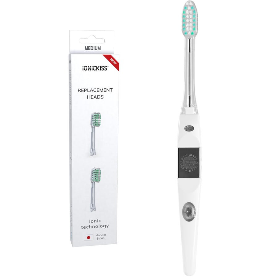 Оригинальный набор - Ионная зубная щетка IONICKISS Original Medium 1 шт. + 2 шт. Головки средне-зеленые Inna marka
Оригинальный набор - Ионная зубная щетка IONICKISS Original Medium 1 шт. + 2 шт. Головки средне-зеленые Inna marka