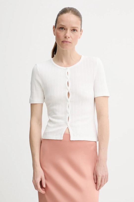 Хлопковая футболка Sajuni Samsoe Samsoe, белый
Хлопковая футболка Sajuni Samsoe Samsoe, белый