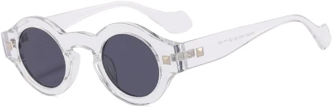 Винтажные маленькие круглые солнцезащитные очки для женщин и мужчин, модные женские солнцезащитные очки класса люкс с защитой от УФ-излучения UV400 SZVVBKK, Transparency
Винтажные маленькие круглые солнцезащитные очки для женщин и мужчин, модные женские солнцезащитные очки класса люкс с защитой от УФ-излучения UV400 SZVVBKK, Transparency