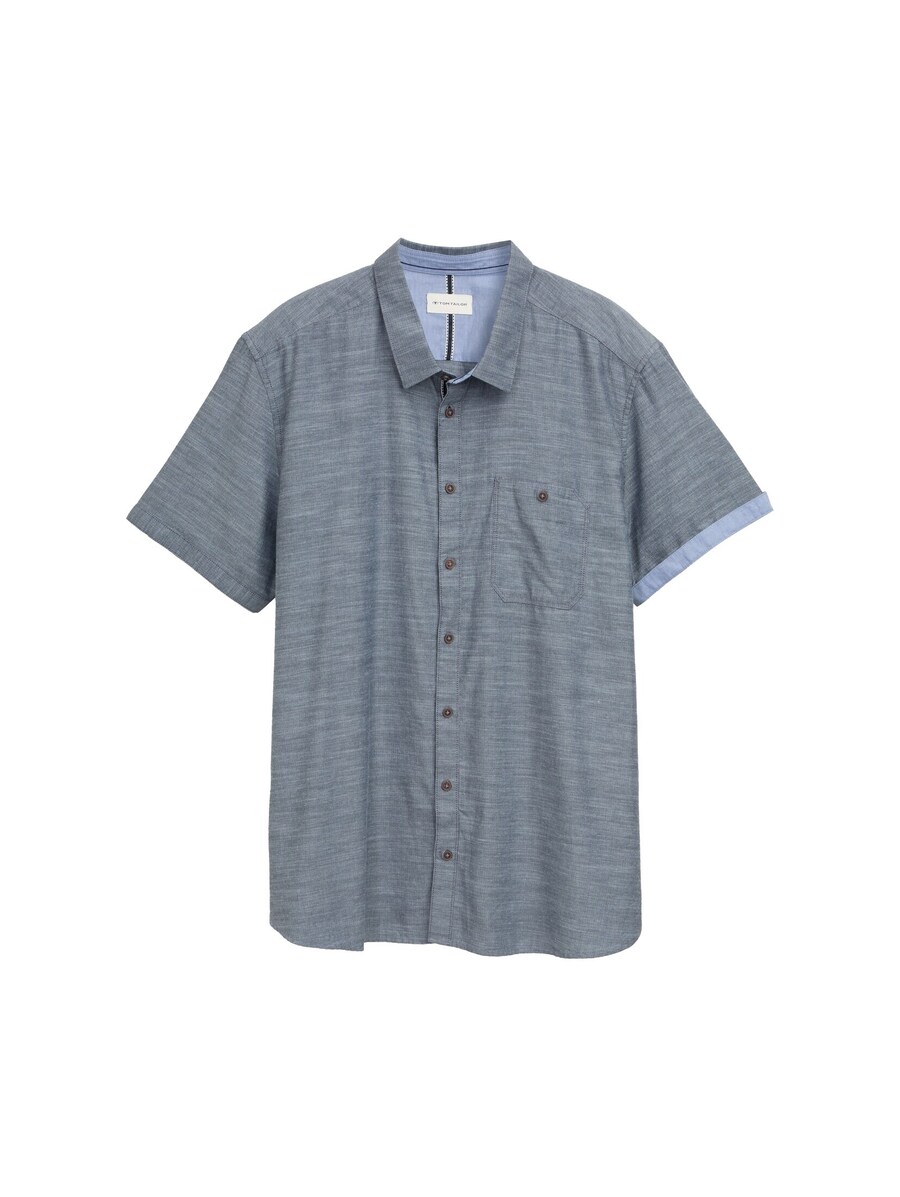 Рубашка на пуговицах Comfort fit TOM TAILOR Men +, темно-синий
Рубашка на пуговицах Comfort fit TOM TAILOR Men +, темно-синий