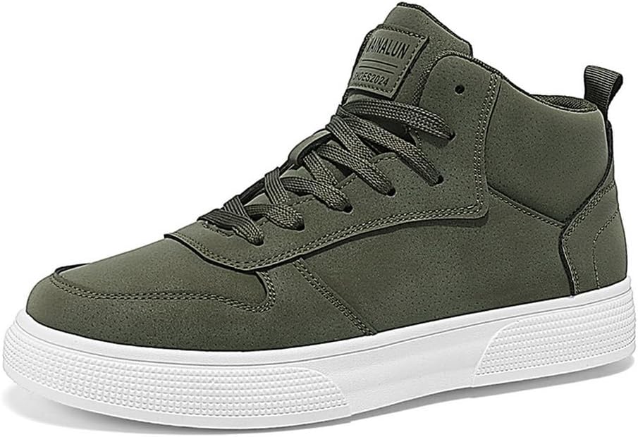 Мужские высокие кеды tazimall, повседневные скейт-шуз, обувь на шнуровке для ходьбы, зеленый
Мужские высокие кеды tazimall, повседневные скейт-шуз, обувь на шнуровке для ходьбы, зеленый