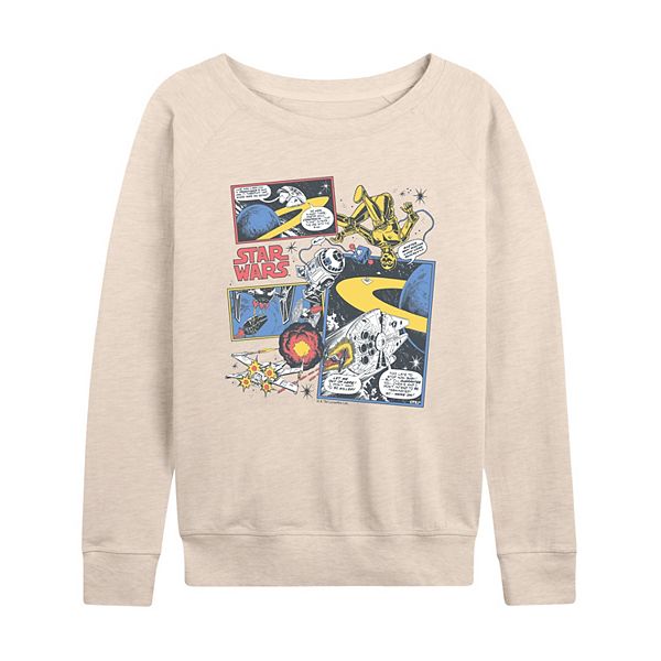 Женская футболка с длинным рукавом и принтом в стиле винтажных комиксов Star Wars
Женская футболка с длинным рукавом и принтом в стиле винтажных комиксов Star Wars