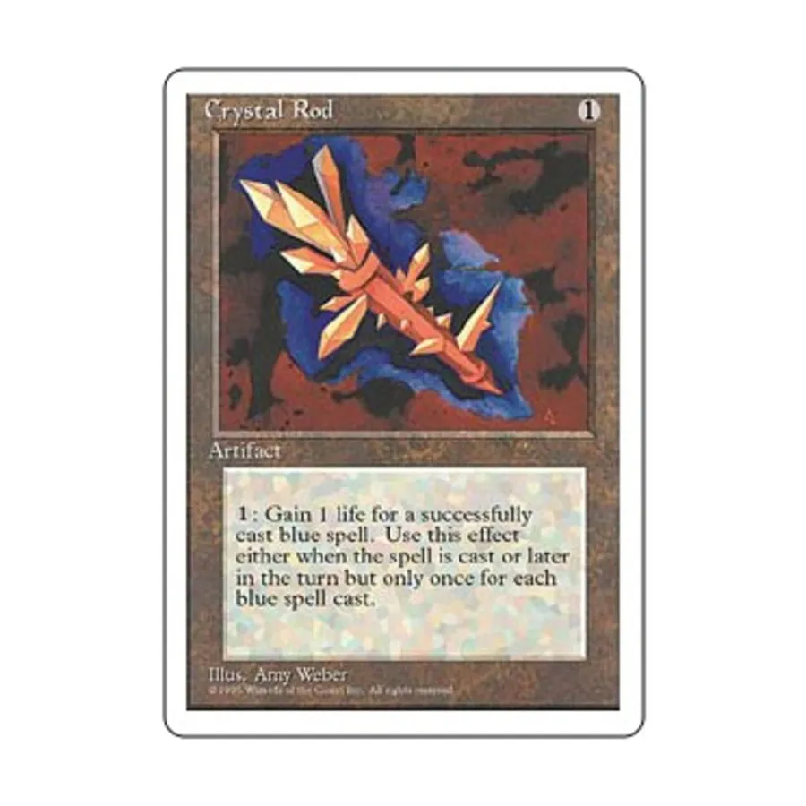 CCG Хрустальный жезл (U), MTG - 4th Edition
CCG Хрустальный жезл (U), MTG - 4th Edition