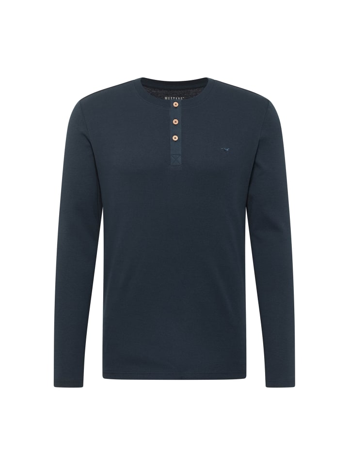 Рубашка с длинными рукавами, 1 шт., темно-синего цвета Mustang
Рубашка с длинными рукавами, 1 шт., темно-синего цвета Mustang