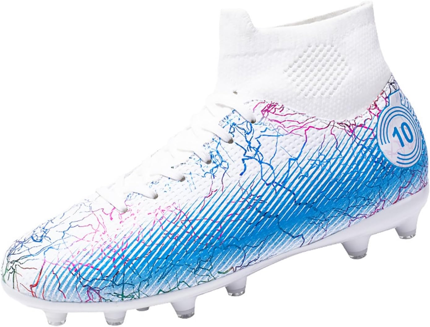 Футбольные бутсы мужские TF с высоким берцем для поддержки голеностопа, внутренние футбольные кроссовки для детей мягкие и удобные, молодежные футбольные бутсы с противоскользящей амортизацией Wcxty, синий
Футбольные бутсы мужские TF с высоким берцем для поддержки голеностопа, внутренние футбольные кроссовки для детей мягкие и удобные, молодежные футбольные бутсы с противоскользящей амортизацией Wcxty, синий