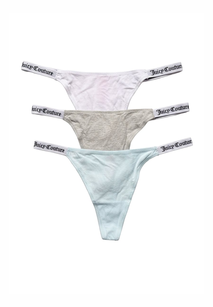 Трусы Juicy Couture 3 PACK, Multi Silver Marl/White/Nantucket Breeze/Silver-Coloured
Трусы Juicy Couture 3 PACK, Multi Silver Marl/White/Nantucket Breeze/Silver-Coloured