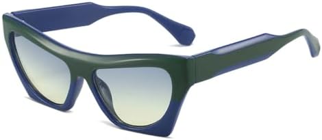 Модные двухцветные солнцезащитные очки 2027 года для женщин, защита от УФ-излучения UV400, ретро-панк, трендовые солнцезащитные очки для мужчин MTZJH, Green Blue Yellow
Модные двухцветные солнцезащитные очки 2027 года для женщин, защита от УФ-излучения UV400, ретро-панк, трендовые солнцезащитные очки для мужчин MTZJH, Green Blue Yellow