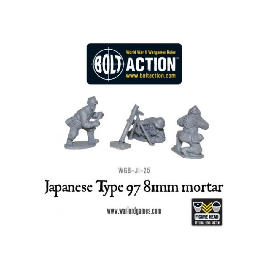 Команда императорских японских 81-мм минометов, Bolt Action - Japanese - Imperial Japanese (28mm)
Команда императорских японских 81-мм минометов, Bolt Action - Japanese - Imperial Japanese (28mm)