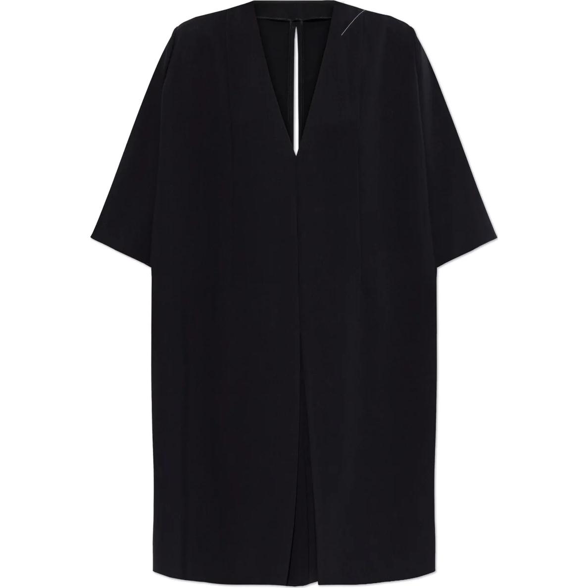 Мини-платье-трапеция с v-образным вырезом MM6 Maison Margiela, черный
Мини-платье-трапеция с v-образным вырезом MM6 Maison Margiela, черный