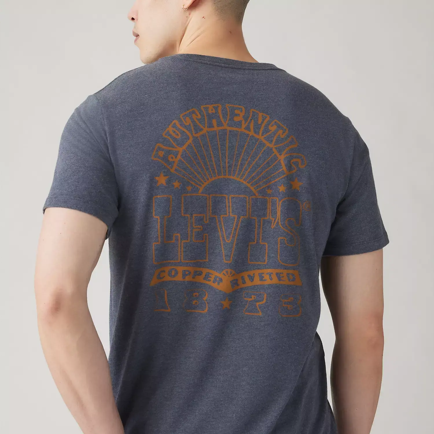 Классическая графическая футболка Levi's, цвет Heritage Americana Sun Burst Navy Blazer - Blue
Классическая графическая футболка Levi's, цвет Heritage Americana Sun Burst Navy Blazer - Blue