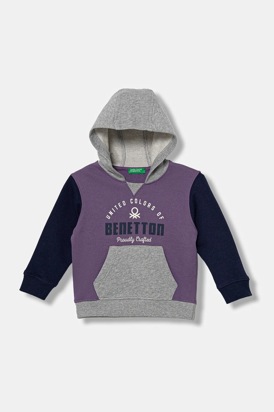 Детская хлопковая толстовка United Colors Of Benetton, фиолетовый
Детская хлопковая толстовка United Colors Of Benetton, фиолетовый