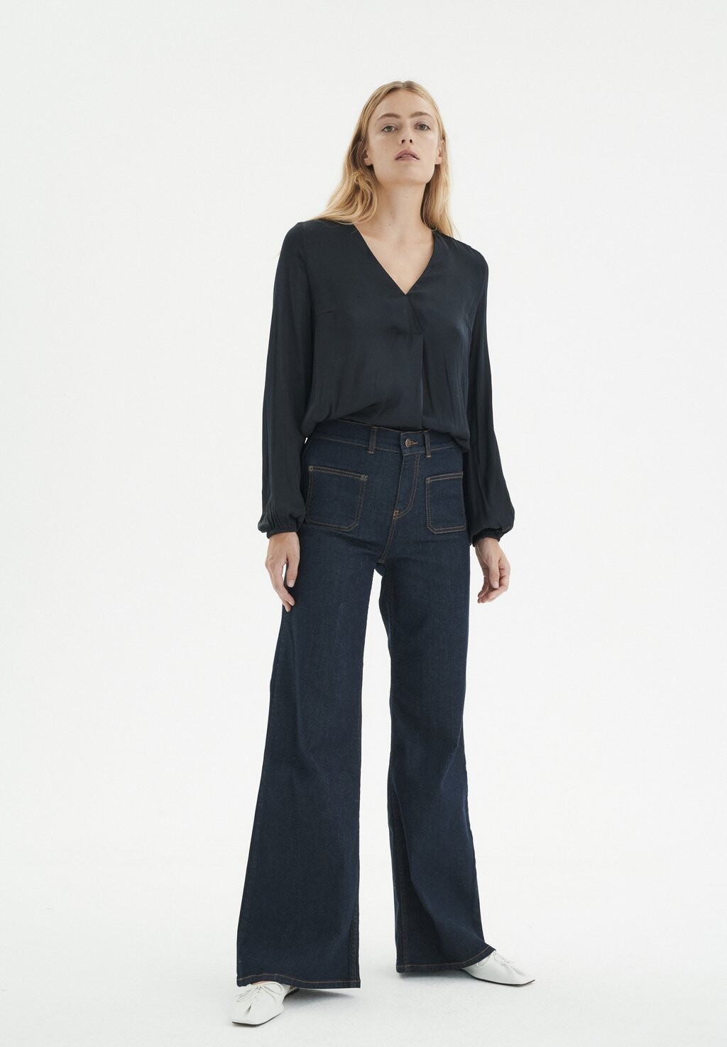 Блузка InWear с длинным рукавом, черный
Блузка InWear с длинным рукавом, черный