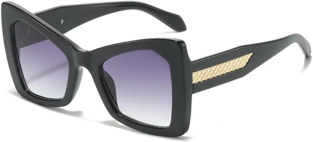 Большие двухцветные солнцезащитные очки для женщин и мужчин в стиле ретро с градиентными линзами и защитой от УФ-излучения UV400 (черно-серые) TVTBBVV, Black Gray
Большие двухцветные солнцезащитные очки для женщин и мужчин в стиле ретро с градиентными линзами и защитой от УФ-излучения UV400 (черно-серые) TVTBBVV, Black Gray