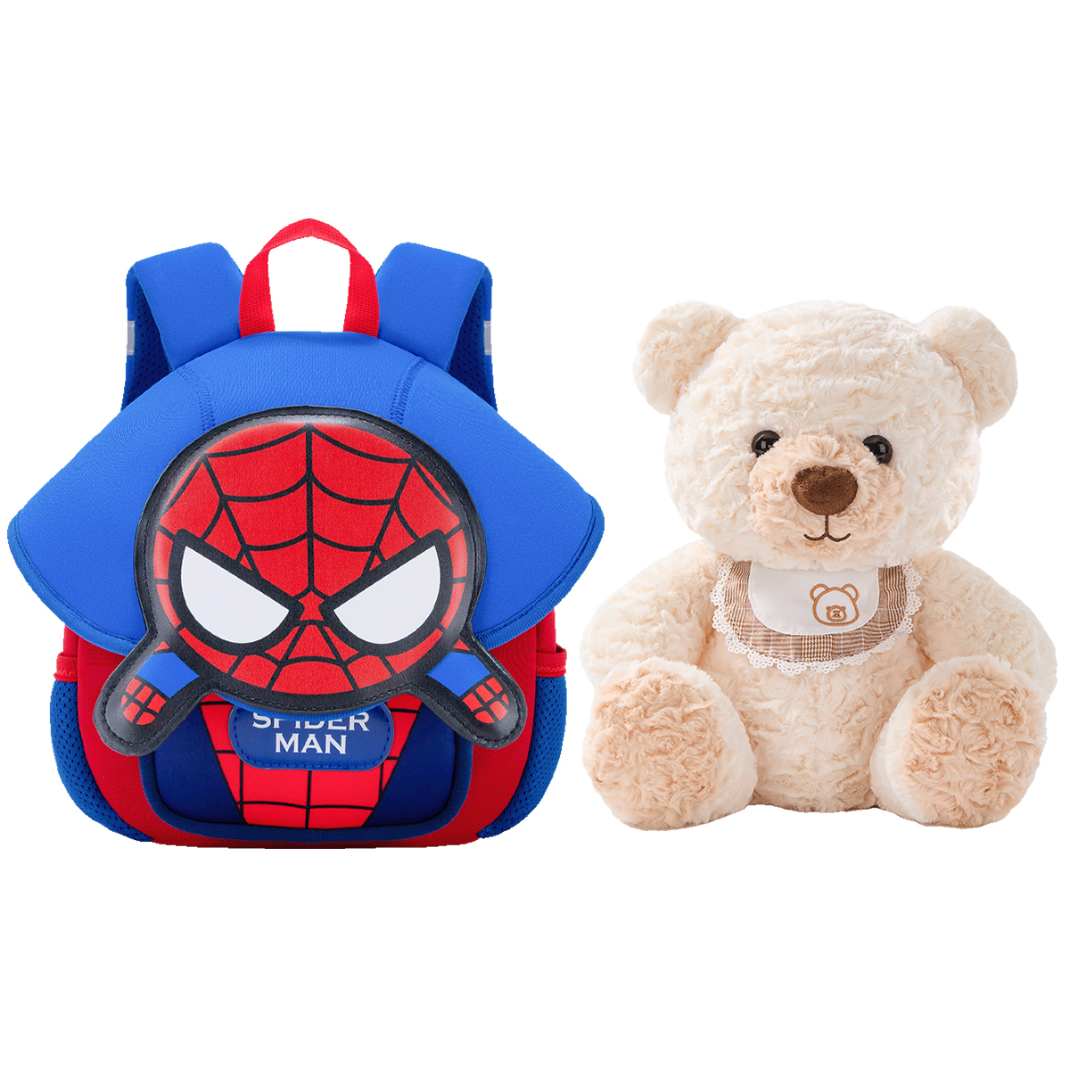 Disney Сумка-рюкзак для малышей серии Strawberry Bear из неопрена с покрытием PU, детский розовый/синий
Disney Сумка-рюкзак для малышей серии Strawberry Bear из неопрена с покрытием PU, детский розовый/синий