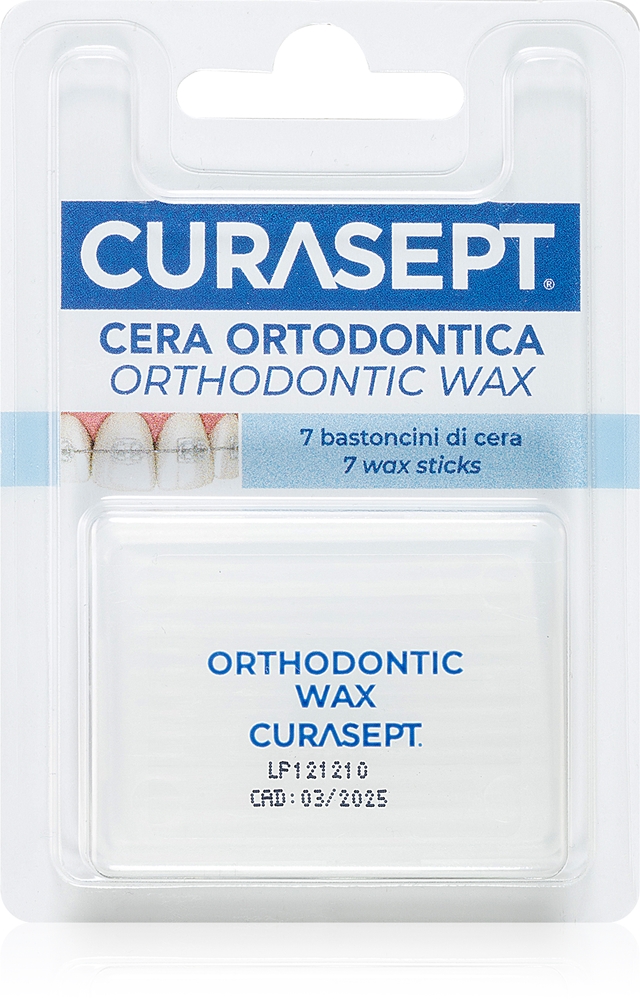 Ортодонтический воск ортодонтический воск для брекетов Curasept, 7 шт
Ортодонтический воск ортодонтический воск для брекетов Curasept, 7 шт