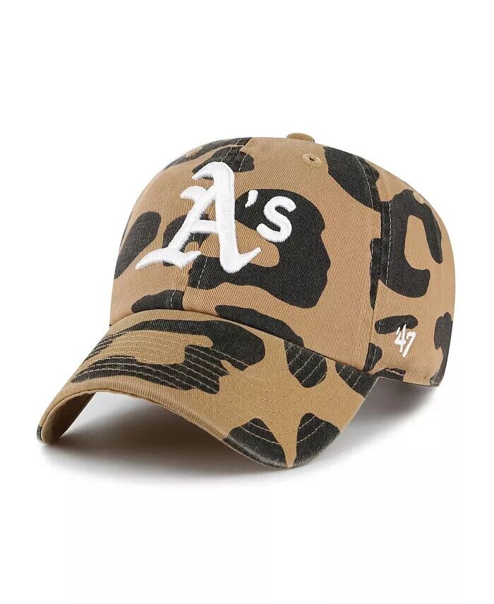Женская коричневая регулируемая кепка Oakland Athletics Rosette Clean Up '47 Brand, коричневый
Женская коричневая регулируемая кепка Oakland Athletics Rosette Clean Up '47 Brand, коричневый