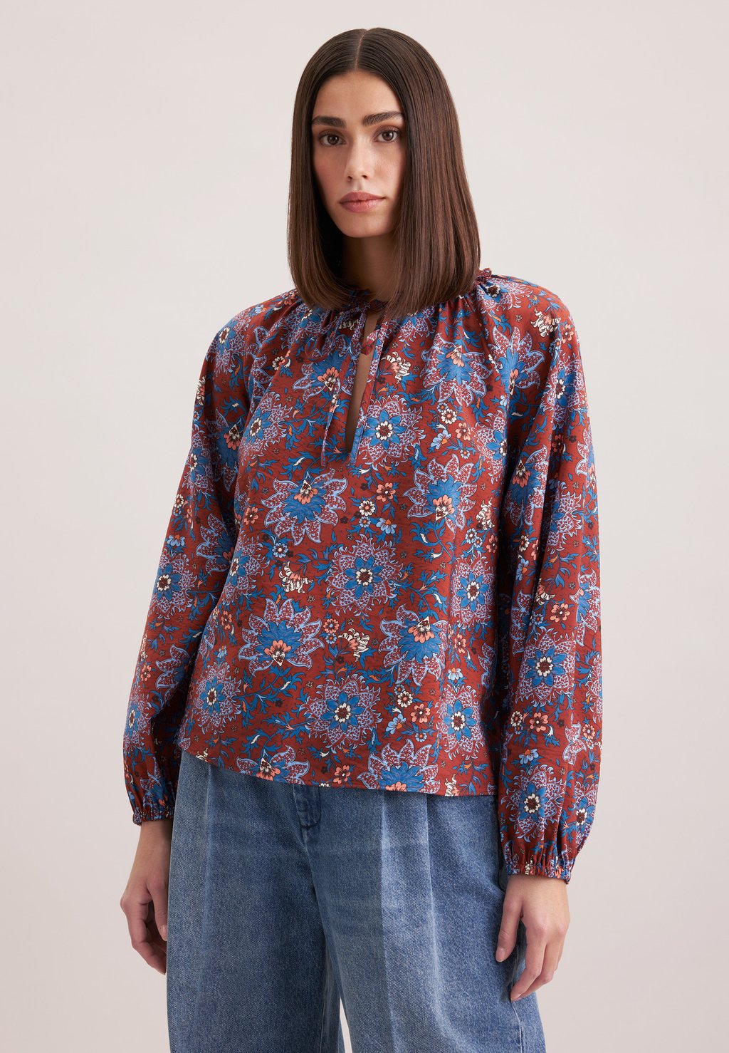 Блуза Seidensticker, темно-красный
Блуза Seidensticker, темно-красный
