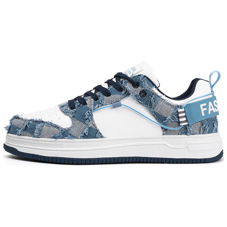 BIANSULONG Термостойкие противоскользящие скейтерские кеды мужские бело-голубые, цвет White Blue
BIANSULONG Термостойкие противоскользящие скейтерские кеды мужские бело-голубые, цвет White Blue