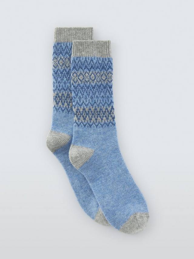 Носки Fairisle из шерсти с кашемиром John Lewis, Blue
Носки Fairisle из шерсти с кашемиром John Lewis, Blue