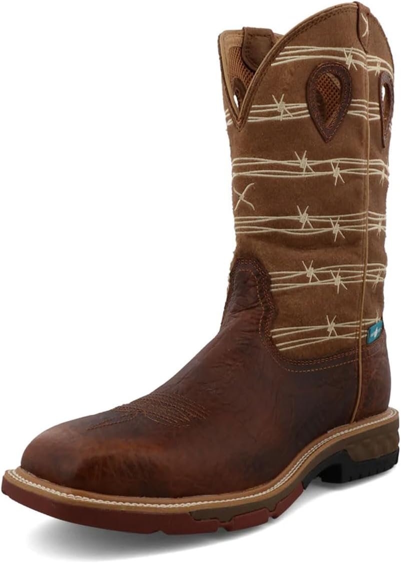 Ботинки Twisted X Men's 12 с металлическим носком в западном стиле, коричневый/песочный
Ботинки Twisted X Men's 12 с металлическим носком в западном стиле, коричневый/песочный