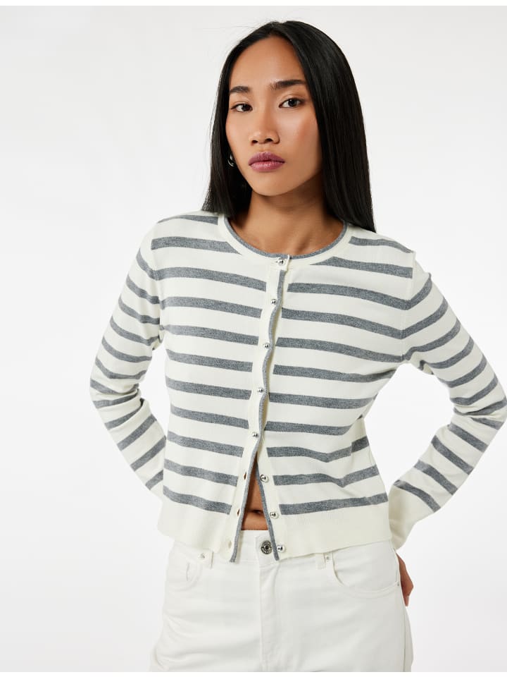 Кардиганы в серую полоску KOTON, серый
Кардиганы в серую полоску KOTON, серый