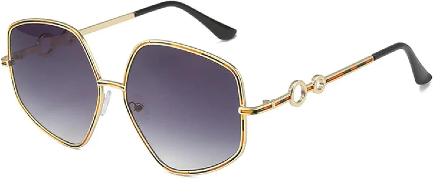 Классические ретро женские модные солнцезащитные очки Polygon для активного отдыха и путешествий, защита от УФ-излучения UV400 TKKTLLT, Gold Gradient Gray
Классические ретро женские модные солнцезащитные очки Polygon для активного отдыха и путешествий, защита от УФ-излучения UV400 TKKTLLT, Gold Gradient Gray