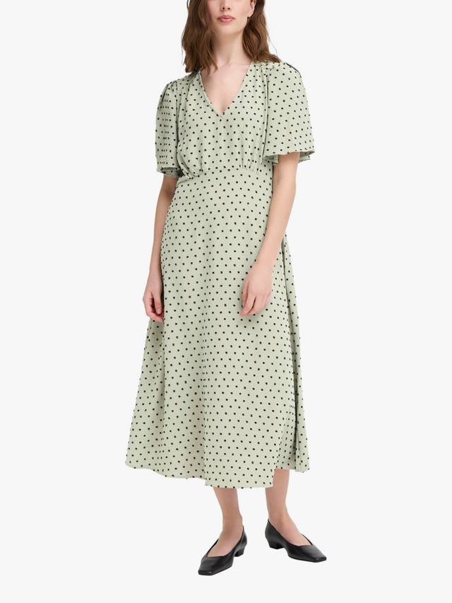 Платье Zabby с текстурой и принтом в горошек ICHI, Tea
Платье Zabby с текстурой и принтом в горошек ICHI, Tea