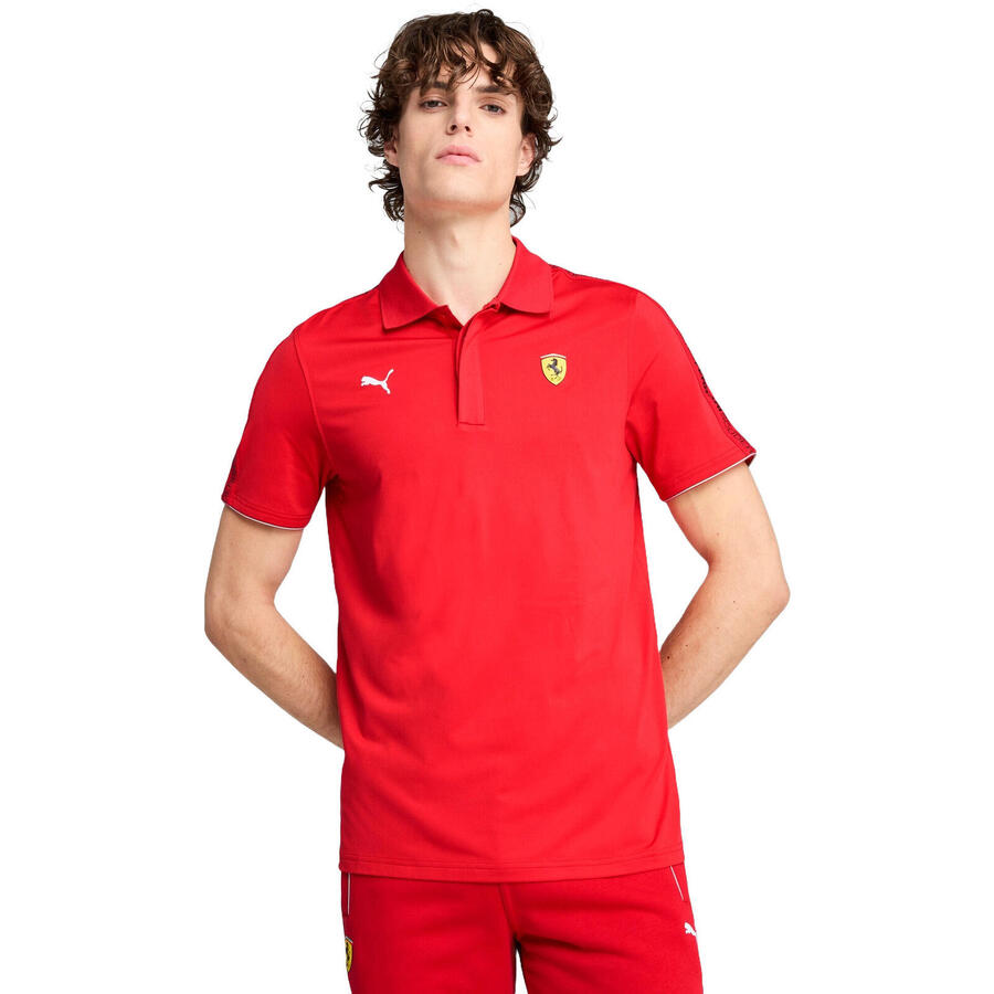 Футболка Puma Ferrari Race Cloudspun Polo, красная, мужская
Футболка Puma Ferrari Race Cloudspun Polo, красная, мужская