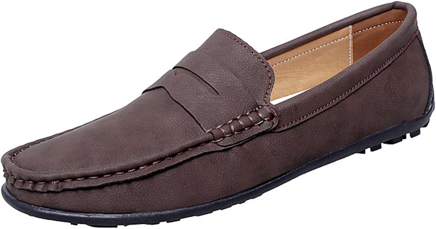 Мужские лоферы из замшевой кожи - верх из щетинистой замши, эластичный задник, противоскользящая резиновая подошва - классические слипоны для повседневной носки, офиса, вождения и уикенд-приключений Kpdwfms, Camel
Мужские лоферы из замшевой кожи - верх из щетинистой замши, эластичный задник, противоскользящая резиновая подошва - классические слипоны для повседневной носки, офиса, вождения и уикенд-приключений Kpdwfms, Camel