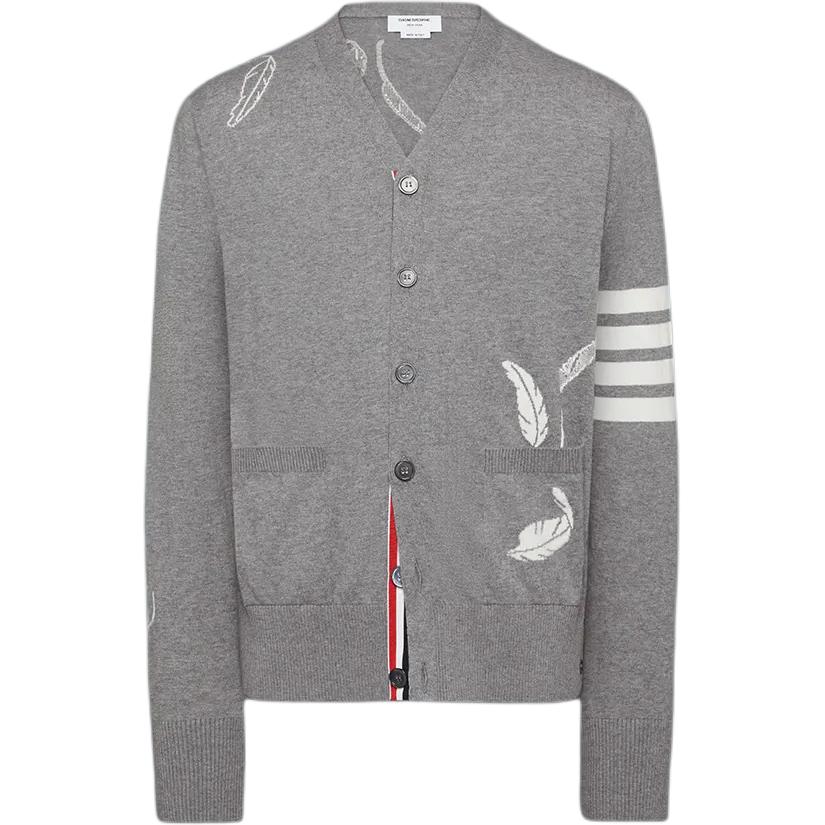 Кардиган с четырьмя полосками THOM BROWNE, серый
Кардиган с четырьмя полосками THOM BROWNE, серый