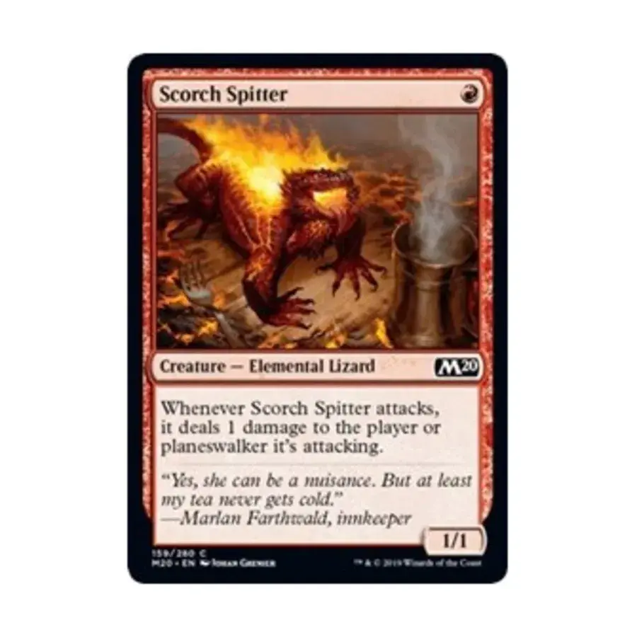 CCG Опаляющий плевок (С), MTG - Core Set 2020
CCG Опаляющий плевок (С), MTG - Core Set 2020