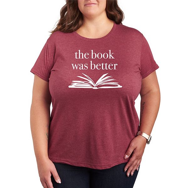 Футболка Plus size The book was better Licensed Character, Heather Wheather Daine
Футболка Plus size The book was better Licensed Character, Heather Wheather Daine