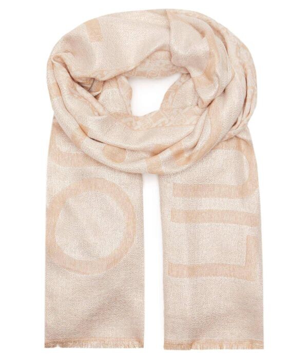 Шарф Liu Jo с жаккардовым логотипом, бежевый / розово-кремовый
Шарф Liu Jo с жаккардовым логотипом, бежевый / розово-кремовый