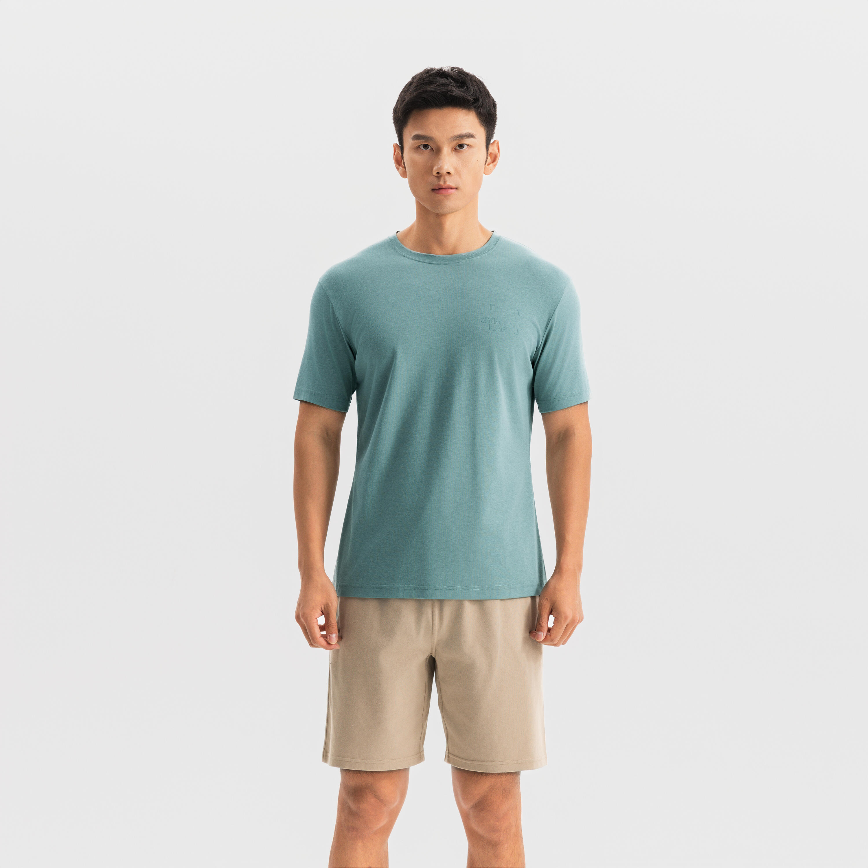 Мужская базовая футболка Domyos для фитнеса с охлаждающим эффектом - матовый зелёный
Мужская базовая футболка Domyos для фитнеса с охлаждающим эффектом - матовый зелёный