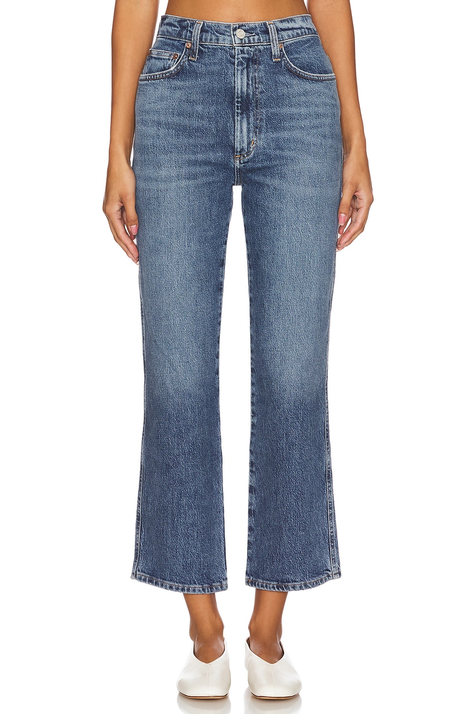 Защип талии с высокой посадкой, расклешенные брюки Agolde, цвет fix 
Защип талии с высокой посадкой, расклешенные брюки Agolde, цвет fix