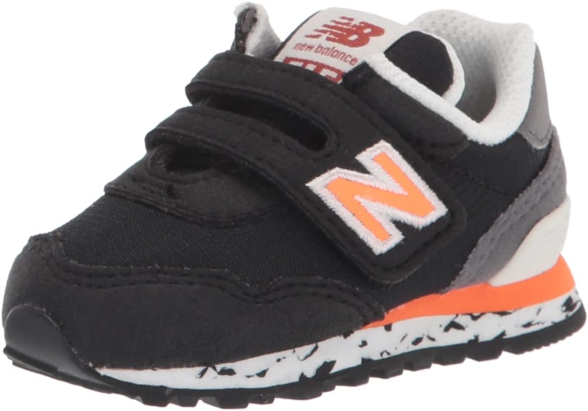 Детские кроссовки New Balance 515 V1 на шнуровке, черный/оранжевый
Детские кроссовки New Balance 515 V1 на шнуровке, черный/оранжевый