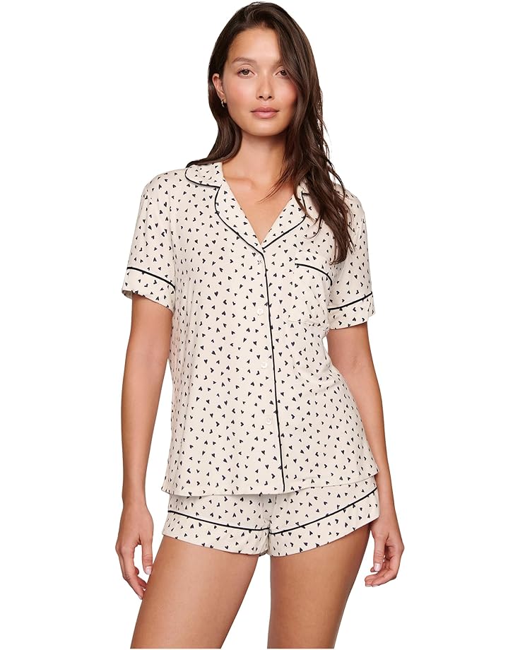 Женский комплект пижамы Eberjey Gisele Printed - The Relaxed Short, Heart To Heart/Black
Женский комплект пижамы Eberjey Gisele Printed - The Relaxed Short, Heart To Heart/Black