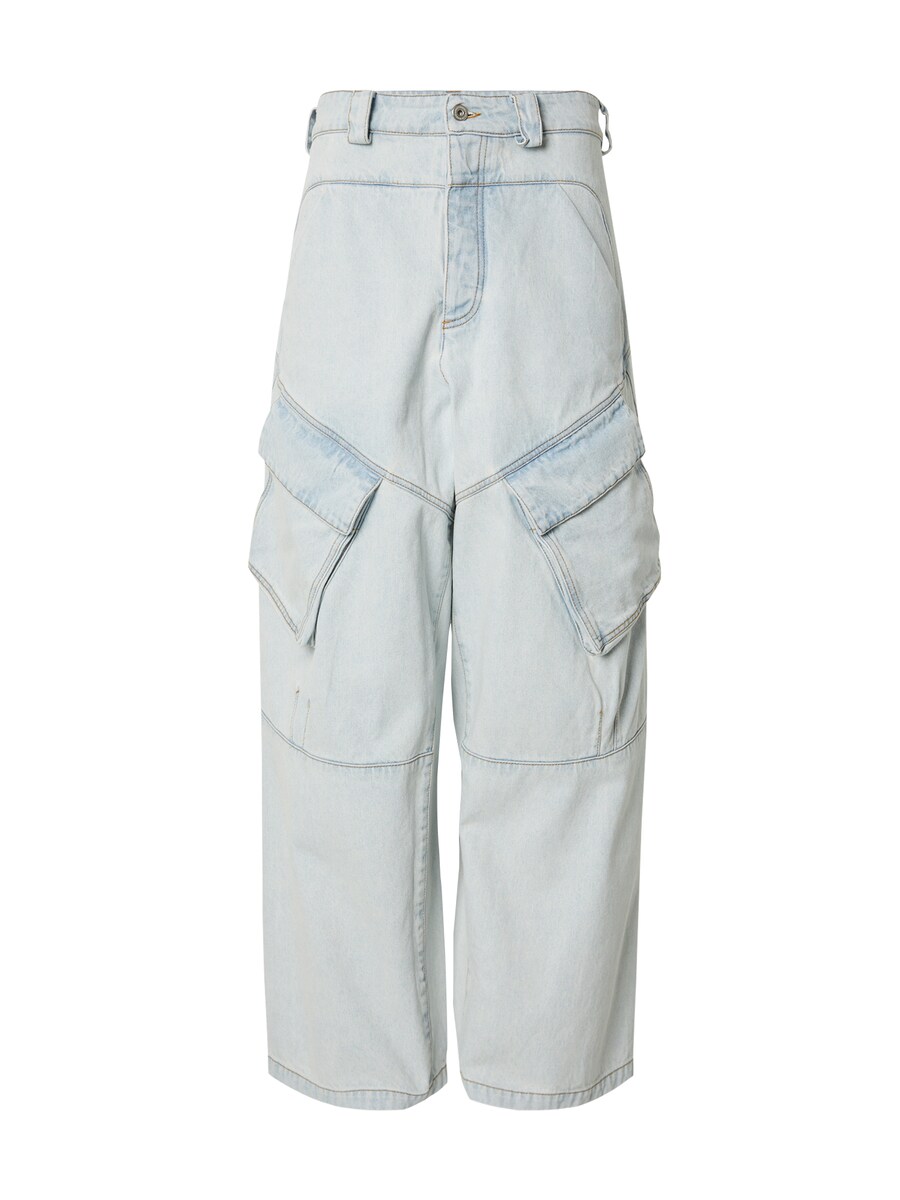 Джинсы карго свободного кроя Marcelo Burlon, светло-синий 
Джинсы карго свободного кроя Marcelo Burlon, светло-синий
