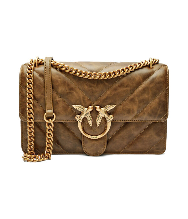 Сумка женская Pinko Love one classic кожаная через плечо, коричневый
Сумка женская Pinko Love one classic кожаная через плечо, коричневый