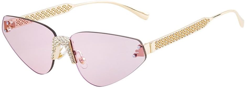 Роскошные винтажные солнцезащитные очки без оправы с бриллиантами в форме «кошачьего глаза» для женщин и мужчин, в стиле панк с заклепками, сексуальные и популярные женские модели MUTYNE, 7
Роскошные винтажные солнцезащитные очки без оправы с бриллиантами в форме «кошачьего глаза» для женщин и мужчин, в стиле панк с заклепками, сексуальные и популярные женские модели MUTYNE, 7